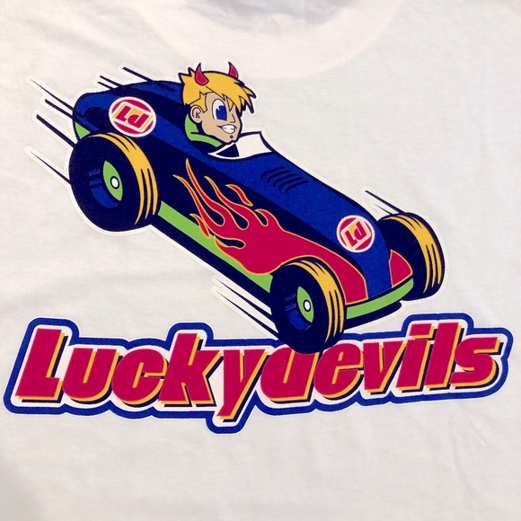 Lucky Devils "Racer in long sleeve t shirt" - Picture 3 of 4